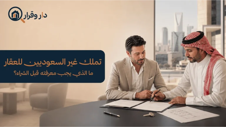 تملك الأجانب في السعودية قبل شراء عقار