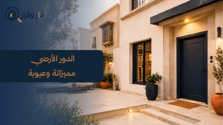 شقة دور أرضي بمدخل خاص في جدة مناسبة للعائلات